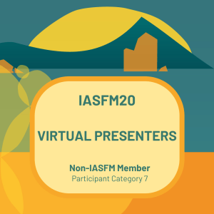 IASFM20: Non member - Virtual Presenter